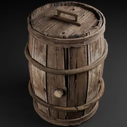 MK-Wooden barrel-022