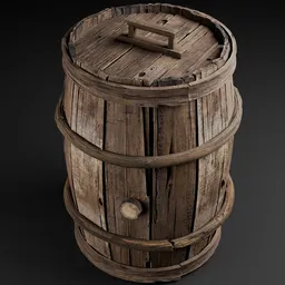 MK-Wooden barrel