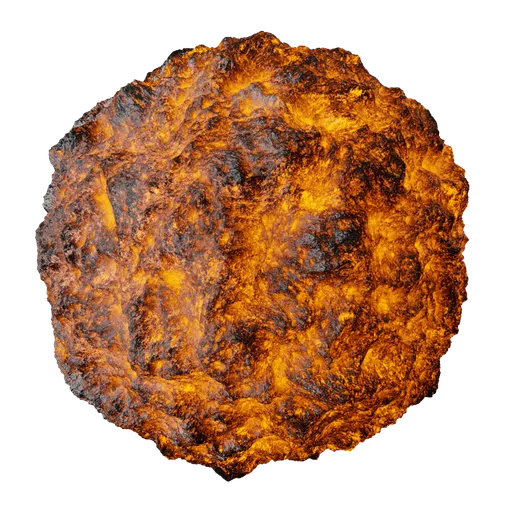 Procedural Lava Rock Emissive