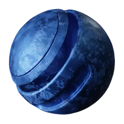 Blue Aged Metal
