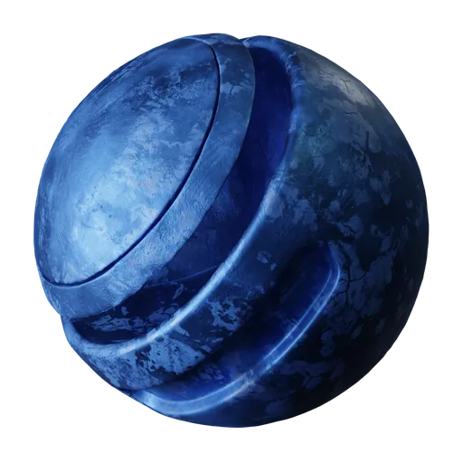 Blue Aged Metal