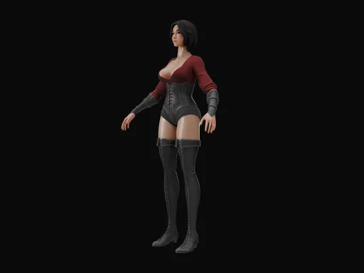 Medieval Fighter Woman