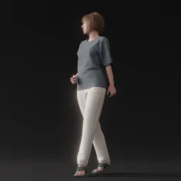 Daily western female human