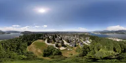 Sunny Day Modern City