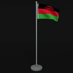Animated Flag of Malawi