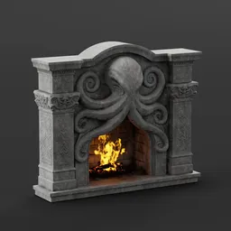 Fantasy fireplace