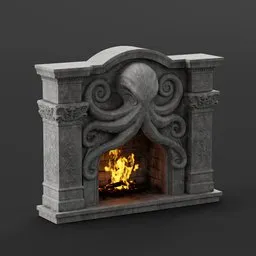 Fantasy fireplace