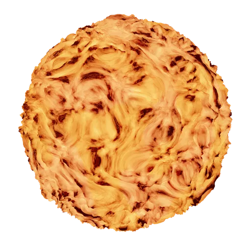 Highly detailed, procedural PBR sun material for Blender, optimal for fx, with single-node setup for various configurations.