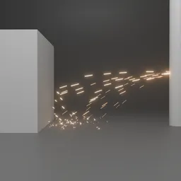 Sparks With Collision
