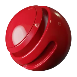 Red ABS Plastic