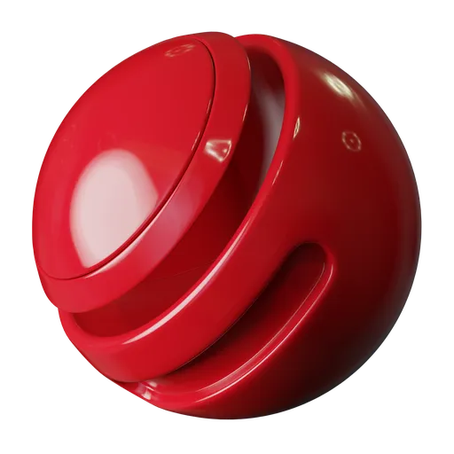 Red ABS Plastic