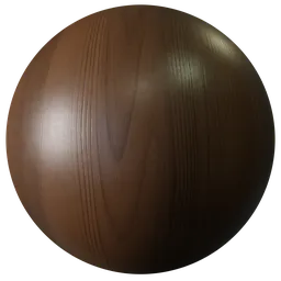 Wood (Brown Polished Oak Wood)