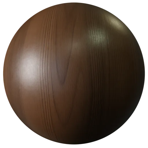 Wood (Brown Polished Oak Wood)
