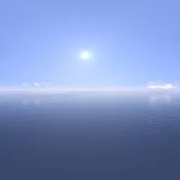 Clear sky distant clouds