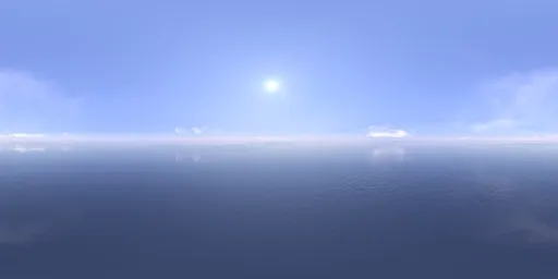 Clear sky distant clouds