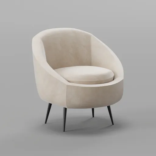 Maxi Velvet Armchair