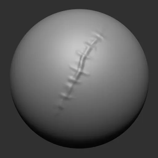 3D sculpting tool for creating detailed vein and scar textures on character models in Blender.