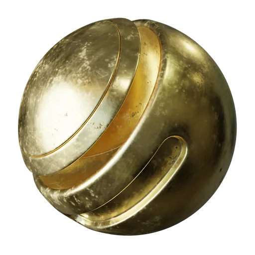 Scuffed Gold Metal