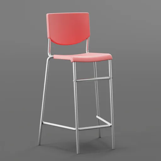 Basic Plastic barstool
