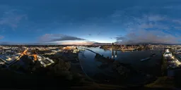 City Night Twilight Sunset