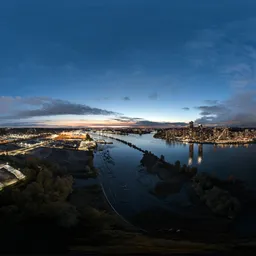 City Night Twilight Sunset