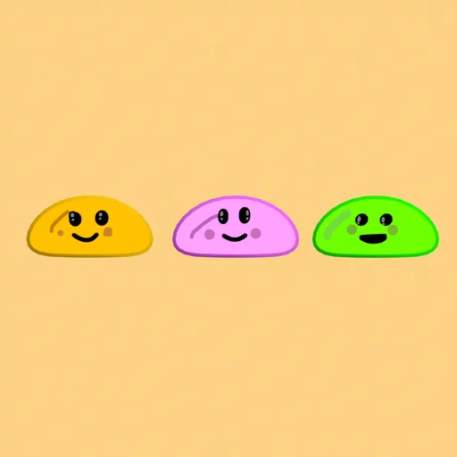 Cute Kawaii Slime Jelly Droplet