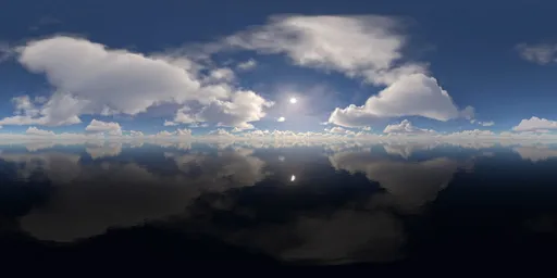 Beautiful clouds and sunshine