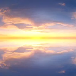 Pure Sky Real Clouds Sunset