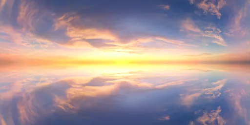 Pure Sky Real Clouds Sunset