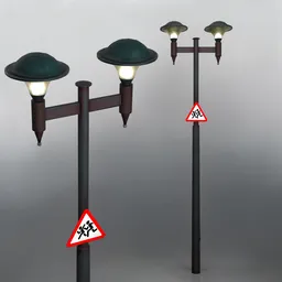 Street lamp post
