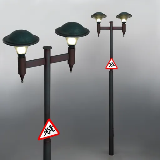 Street lamp post