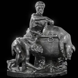 statue of Steel Roasting of the Boar