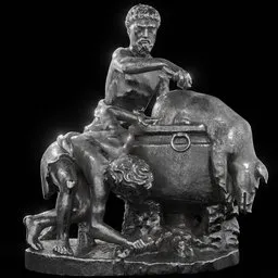 statue of Steel Roasting of the Boar
