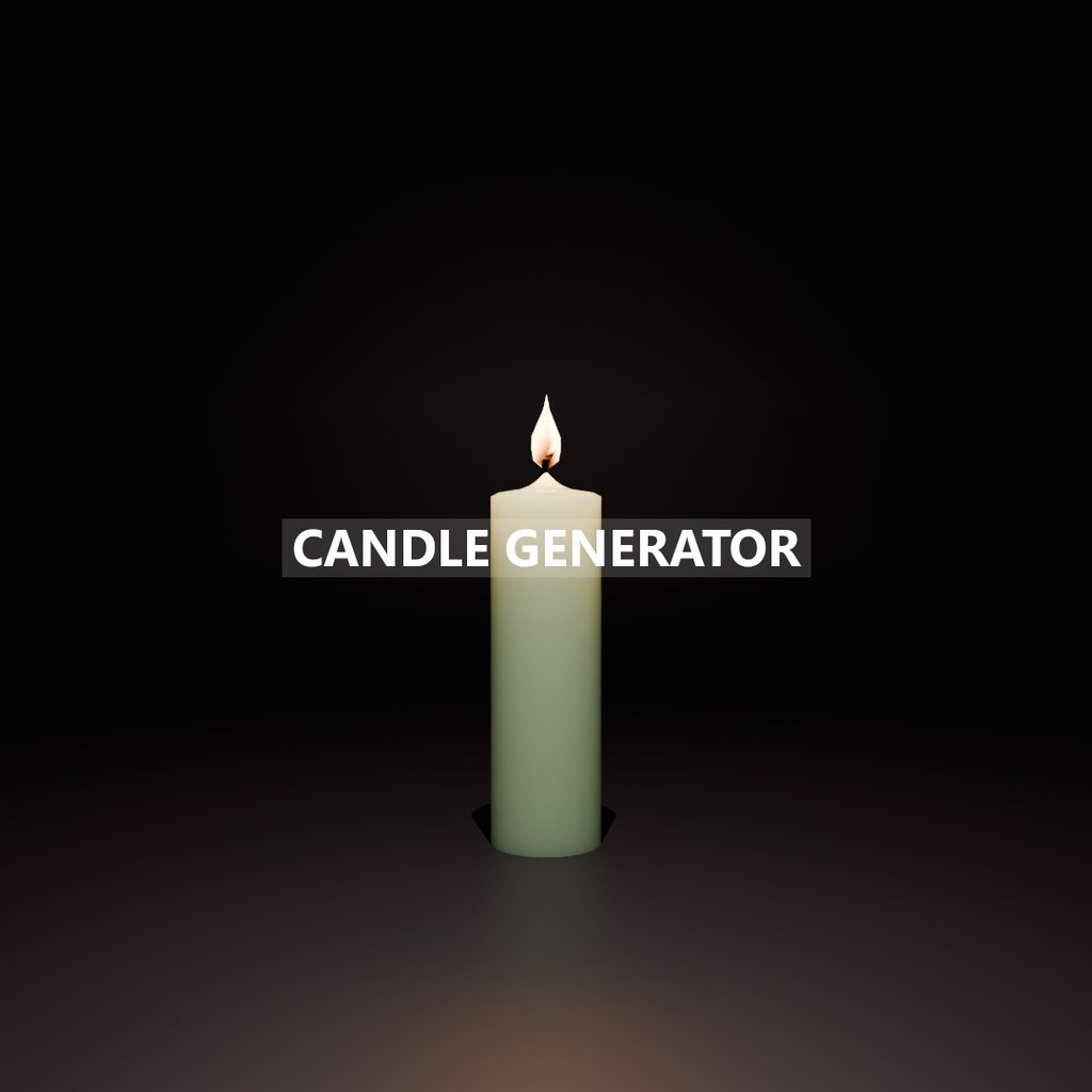 Candle Generator | Interior Decorations models | BlenderKit