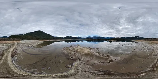 Lake Mountain Cloudy Day