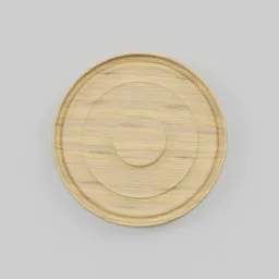 Wooden Checker piece