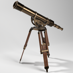 Antique Brass Astronomy Telescope