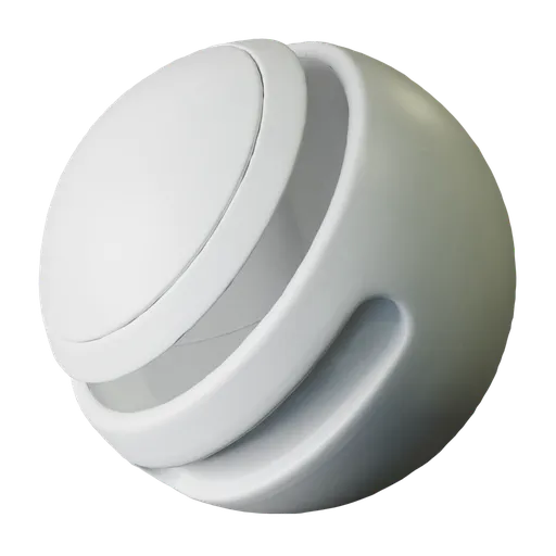 Matte White Plastic