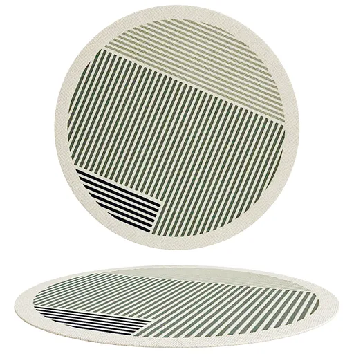 Modern Round organic Rug