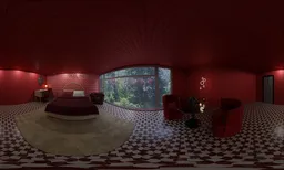 Red Luxury Bedroom