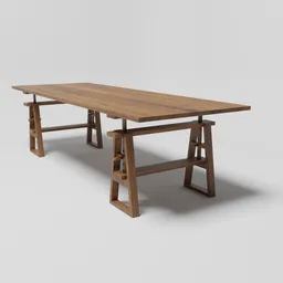 Trestle table