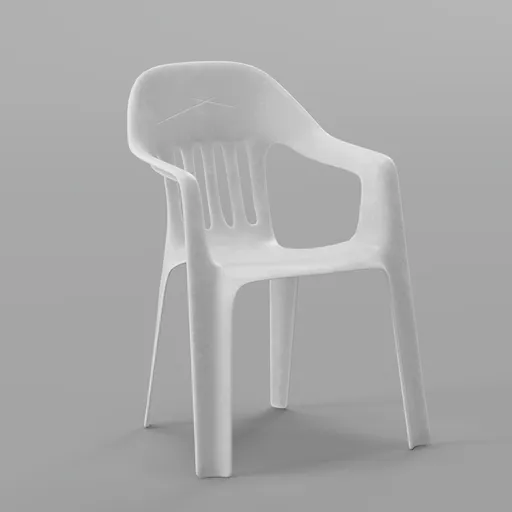 Worn Plastic Chair