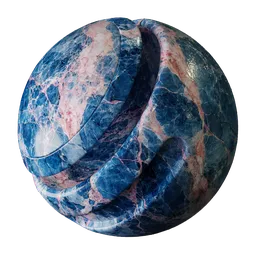 Blue Pink Breccia Marble