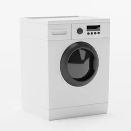 Modern Front Load Washing Machine