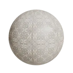 Gray and White tile