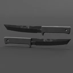 "Explore our historic military 3D model of a realistic and detailed knife, designed for military style games and animations. Created with Blender 3D software and inspired by Morris Kestelman's concept sketches, this model is perfect for adding authenticity to your projects."