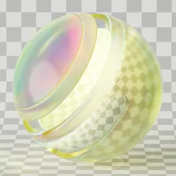 Yellow Frosted Glass