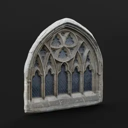Church Window Stone Photo-Scan