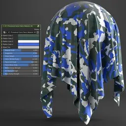 Camo Fabric Material