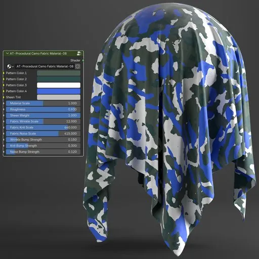 Camo Fabric Material